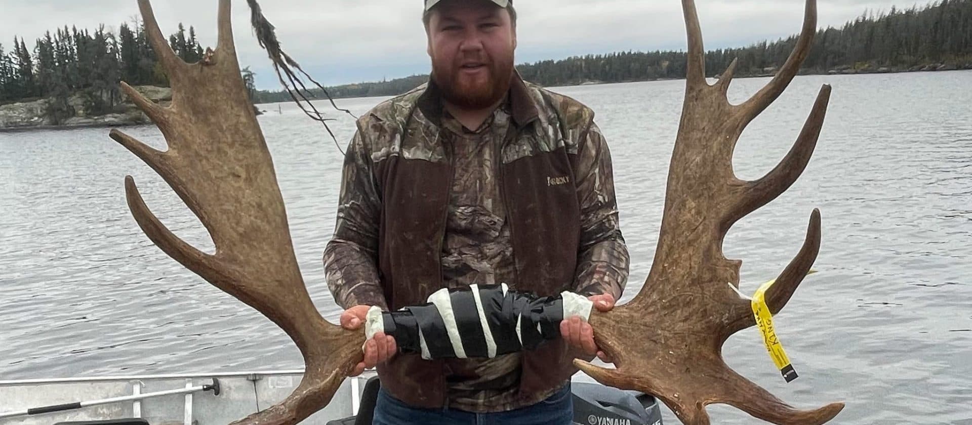 Dramatic sunset over Dogskin Lake