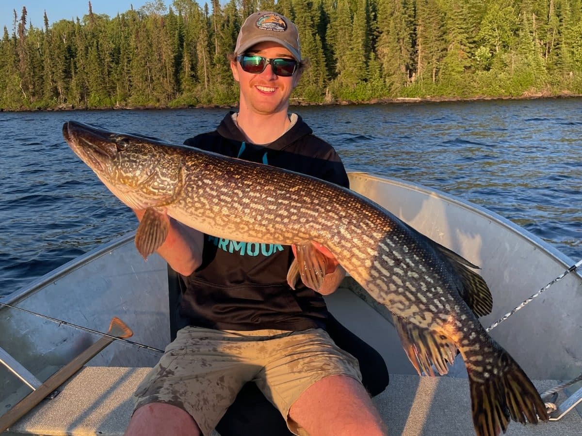 Trophy Northern Pike caught at Dogskin Lake