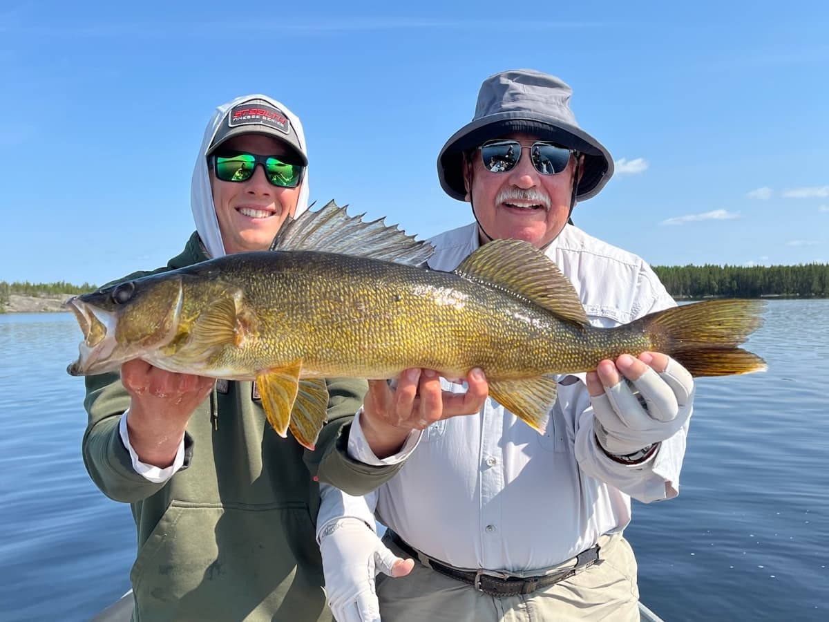 Trophy Walleye caught at Dogskin Lake